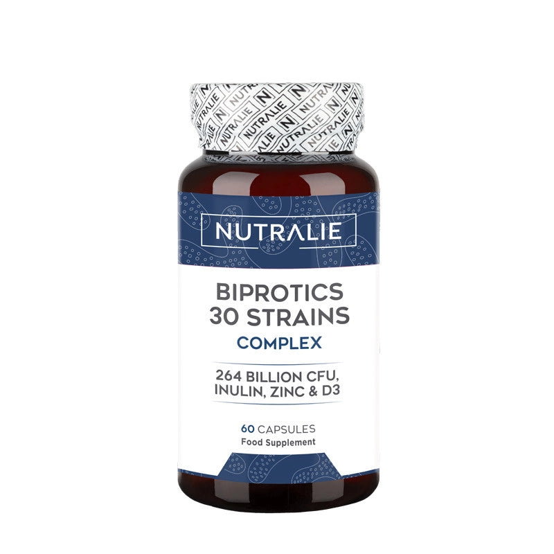 Biprotics Bio Culture 30 Strains 264 Billion CFU Guaranteed per Dose | Improves Defenses and Intestinal Flora | Biprotics 30 Strains Complex 60