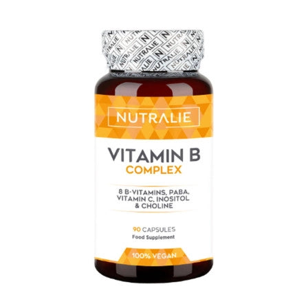 Nutralie Vitamina B Complex Con Vitamina C + Colina + Inositol + PABA 90 Cápsulas