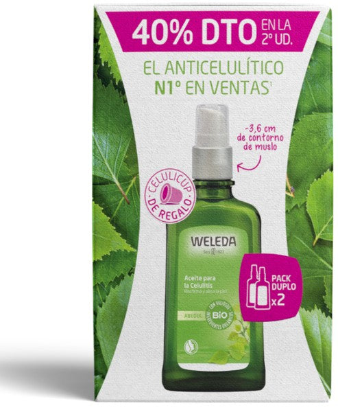 Weleda Tratamiento Anticelultico Aceite Abedul 2x100 Ml