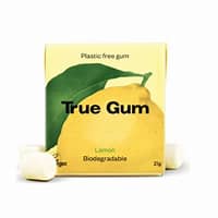 True Gum Vegan and Sugar Free Chewing Gum - Ginger & Turmeric 21g