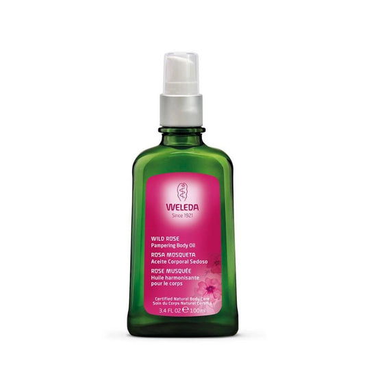 Weleda, Pampering Body & Beauty Oil, Wild Rose Extracts, 3.4 Fl Oz (100 Ml)