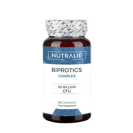 Biprotics 50 Billion CFU's Guaranteed per Dose | 10 Effective and Natural Strains for Defenses and Intestinal Flora | 60 Gastroresistant Capsules for