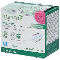 Tampones Super · Masmi Natural Cotton