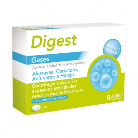 Eladiet Digest Gases 60 Tablets of 400mg (Anise)
