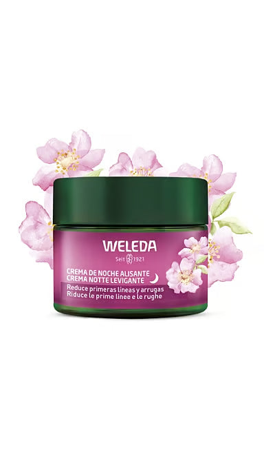 Weleda Crema De Noche Alisante Rosa Mosqueta Y Té Blanco