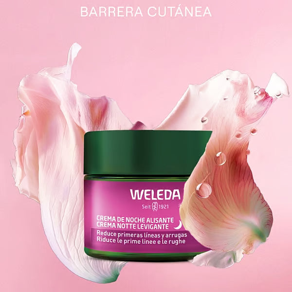 Weleda Crema De Noche Alisante Rosa Mosqueta Y Té Blanco