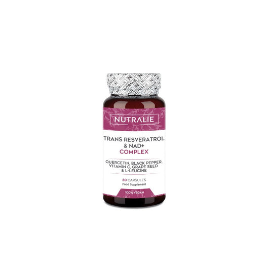 Nutralie Trans Resveratrol Y NAD+ Complex Antioxidante Y Antiedad 60 Cápsulas